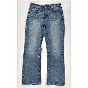 BKE Tyler Jeans Mens 31x30 Light Denim Stretch Straight Whisker Cowboy Western